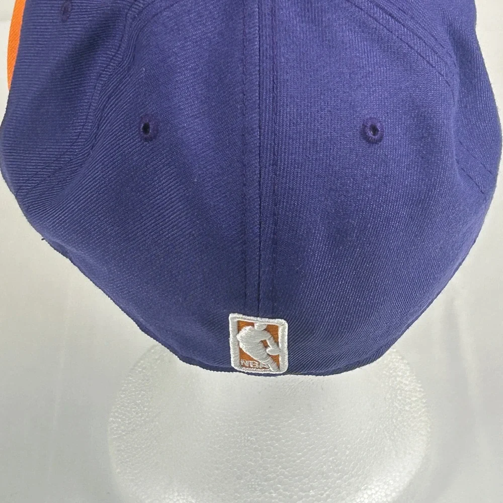 New Era 59FIFTY Phoenix Suns Fitted Hat Purple Orange NBA Cap Size 7 1/8